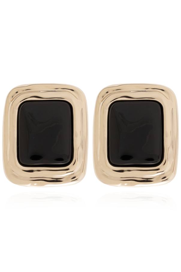 Saint Laurent Brass clipon earrings Women's Jewelery Vitkac